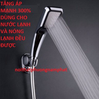 {GIẢM SỐC} TAY SEN TĂNG ÁP MẠNH Bộ Tay Sen Tắm vòi sen tắm TS 05 và dây và cài sen trong nhà tắm TAY SEN VUÔNG MẬP