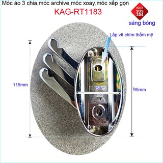 MÓC TREO ĐỒ INOX KAG-RT1183