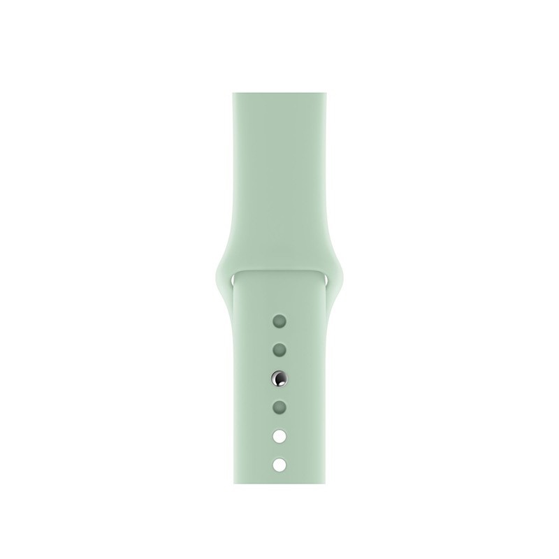 Dây Đeo Đồng Hồ Thể Thao Bằng Cao Su Silicone Mềm Kích Thước 38mm 40mm 42mm 44mm Cho Iwatch 1 2 3 4 5 6 Series