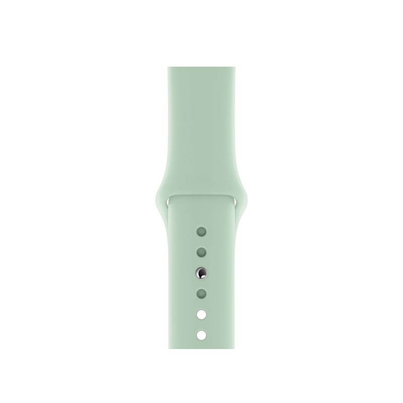 Dây Đeo Đồng Hồ Thể Thao Bằng Cao Su Silicone Mềm Kích Thước 38mm 40mm 42mm 44mm Cho Iwatch 1 2 3 4 5 6 Series