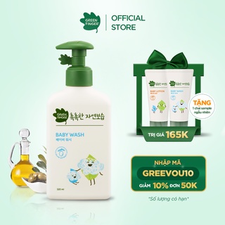 Sữa tắm Dưỡng Ẩm Cho Bé Greenfinger ChokChok Moisture Baby Wash 320ml