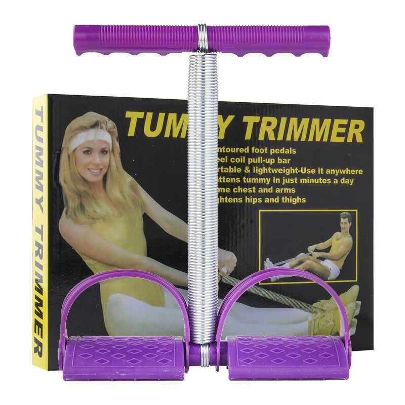 Dây Kéo Lò Xo Tummy Trimmer, Dây Tâp Thể Dục Đa Năng Giảm Mỡ Bụng Eo Thon