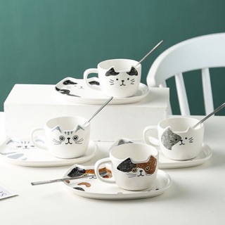 Cốc decor đáng yêu, cốc hình mè..o xinh xắn, Bát đĩa decor trang trí nhà cửa xinh xắn. Bát đĩa sứ, cốc sứ xonh xắn