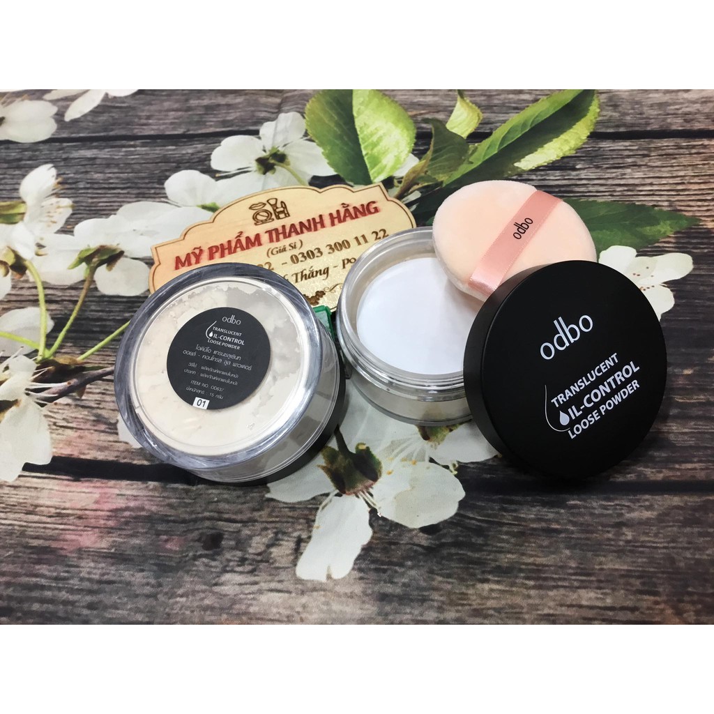 PHẤN PHỦ BỘT KIỀM DẦU ODBO TRANSLUCENT OIL CONTROL LOOSE POWDER OD637 - 2750