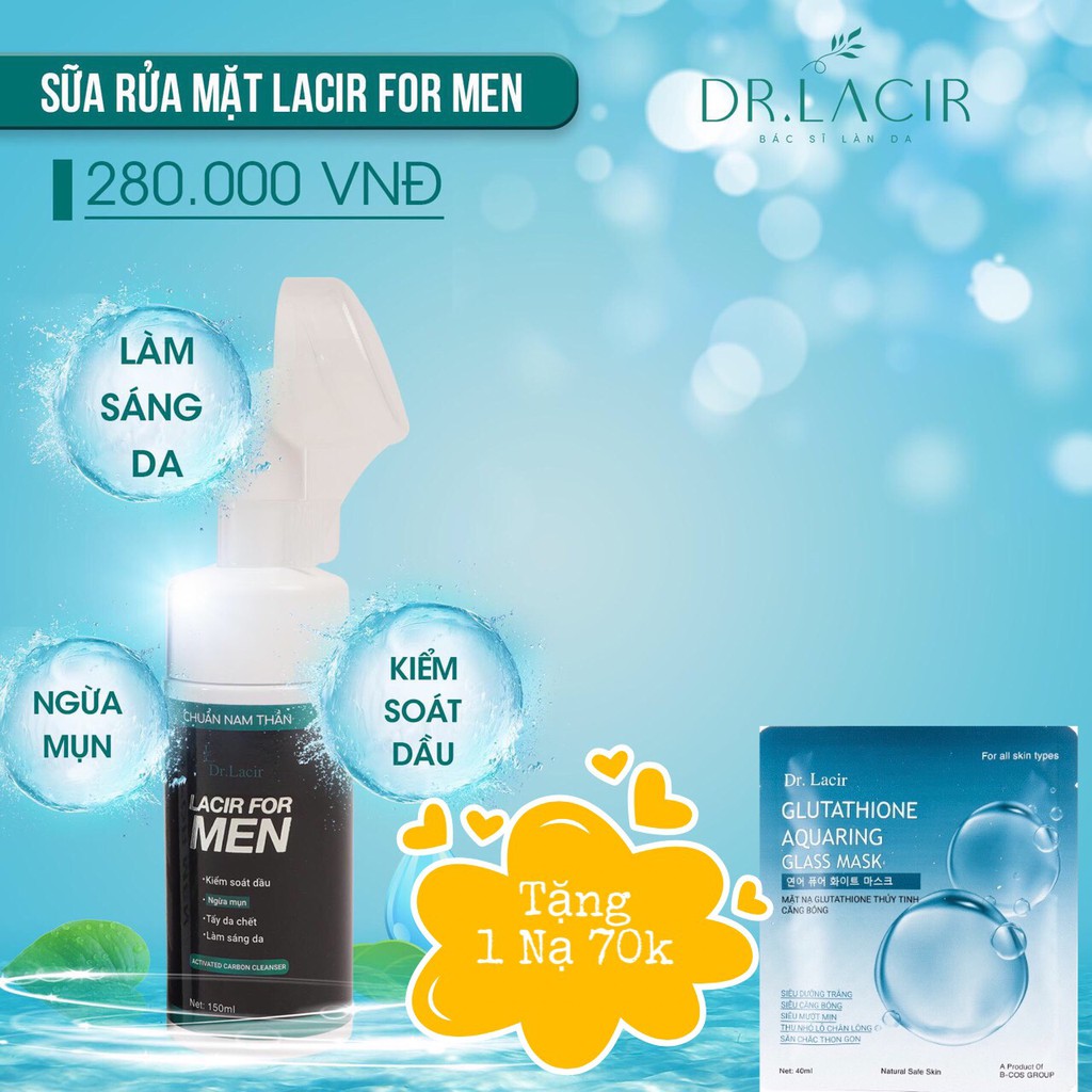 Sữa rửa mặt dành cho nam Lamer Dr.Lacir