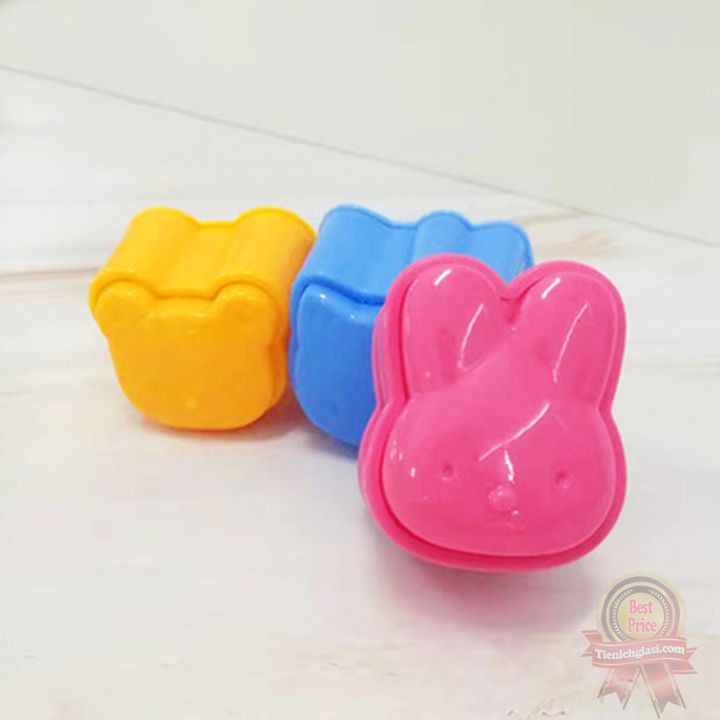 Khuôn tạo hình cơm hoạt hình Nhật Bản  hình gấu cá thỏ cơm ăn dặm cho bé trẻ em