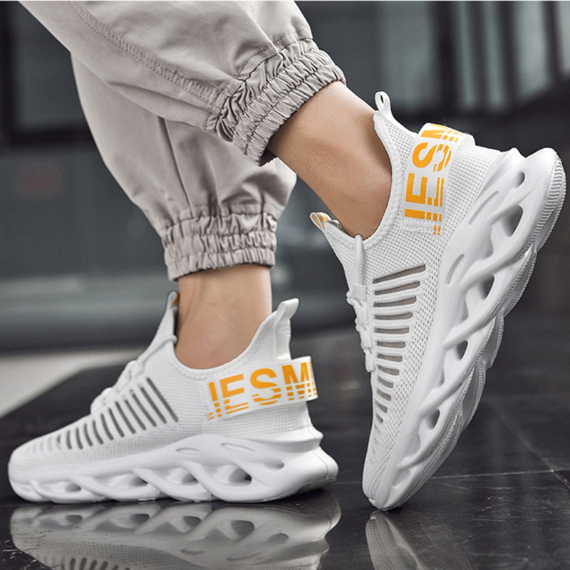 Giày sneaker nam Tonizo A09T đế cao su đúc 5cm lượn sóng êm ái, lót hơi thoáng khí