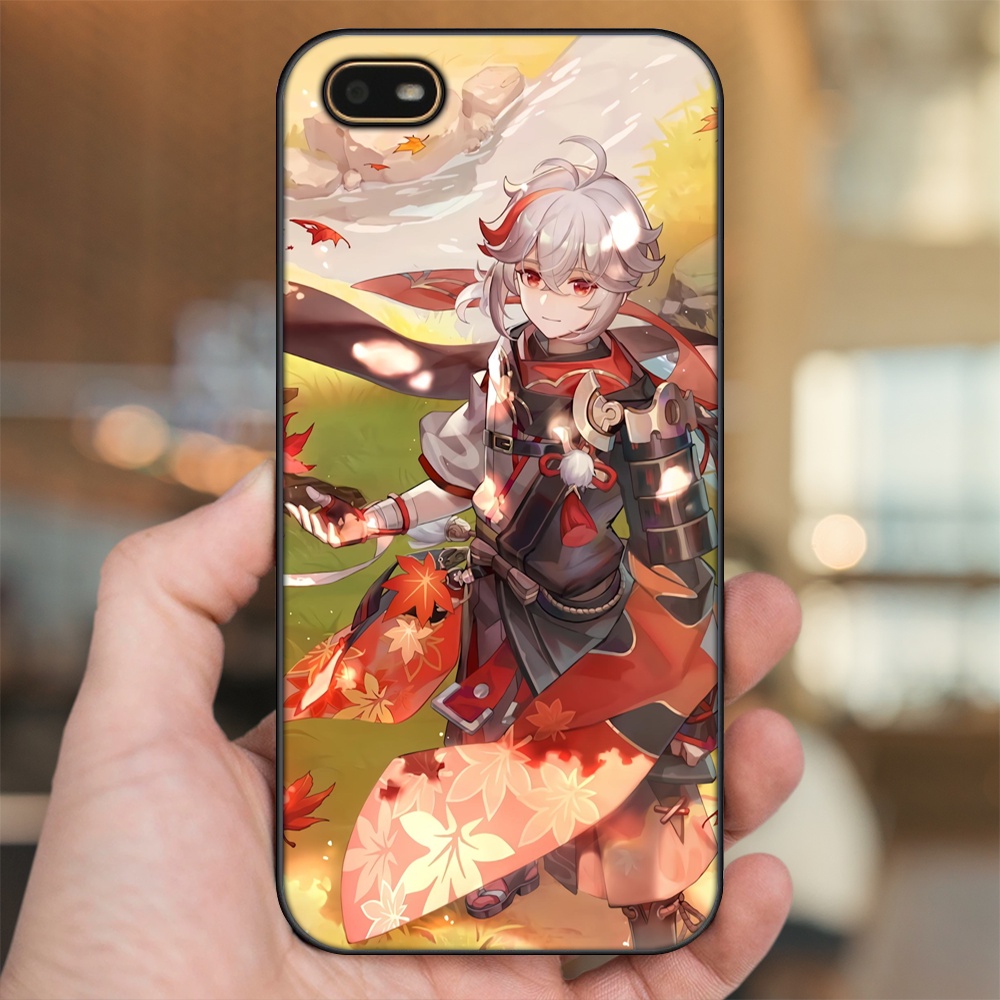 Ốp lưng Oppo A1K viền đen in hình Kazuha Genshin Impact