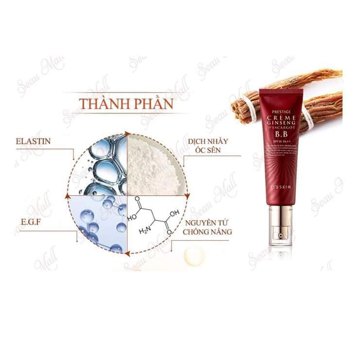 It's Skin - PRESTIGE Creme Ginseng D'escargot BB Cream 50ml | BigBuy360 - bigbuy360.vn