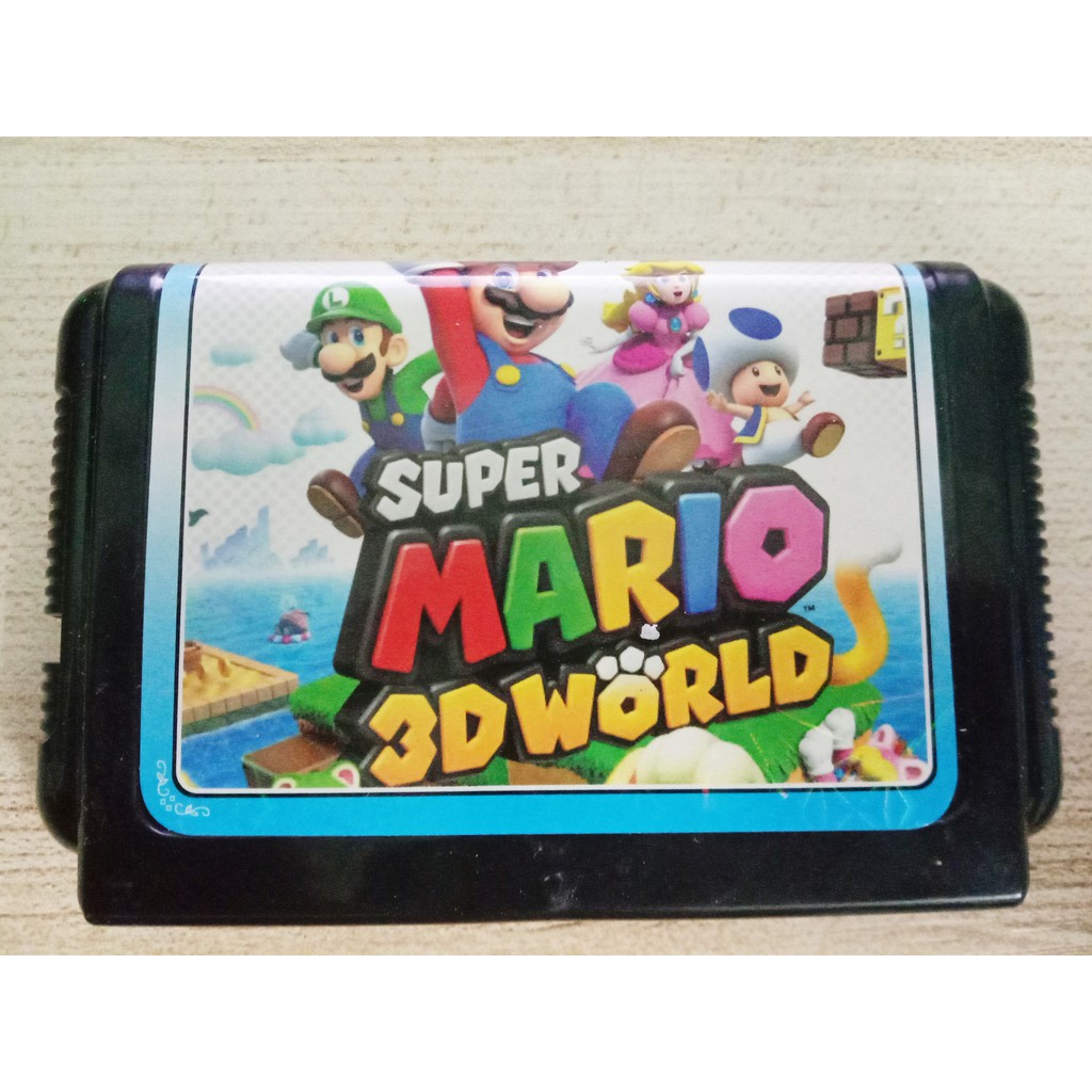 Băng game Super Mario World  cho máy SEGA độ phân giải 16 bit