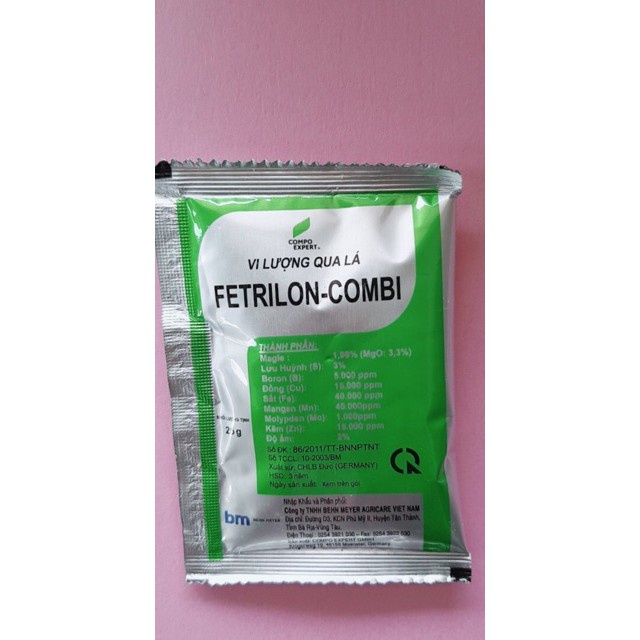 [SIEURE] Set 10 gói Phân bón lá vi lượng FETRILON COMBI 2.5 gam hàng đẹp, phân phối chuyên nghiệp.