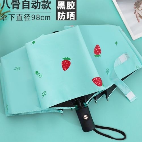 Ô Dù Che Mưa Đi Nắng Cao Cấp Tự Động Gấp Gọn Chống Tia UV Chất Liệu Vải Dù Chống Nhăn