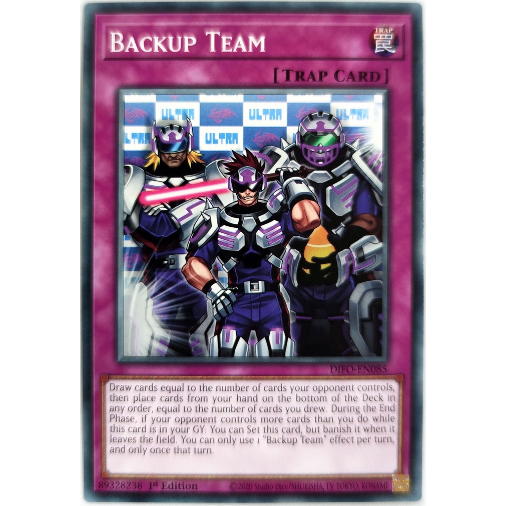 [Thẻ Yugioh] Backup Team |EN| Common