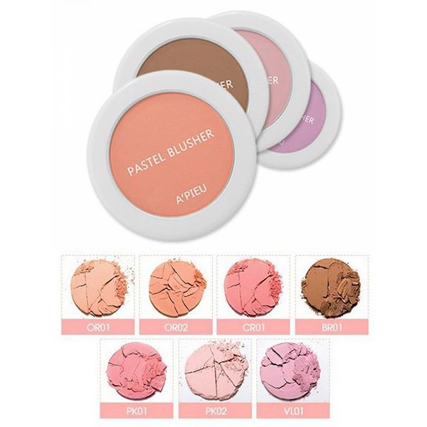 (Chính Hãng) Phấn Má Hồng A'Pieu Pastel Blusher