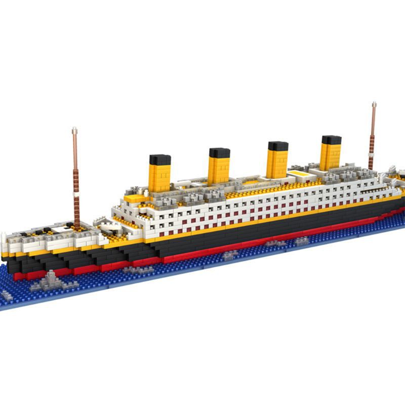 Bộ Đồ Chơi Lắp Ráp Mô Hình Tàu Titanic 1860 Mảnh