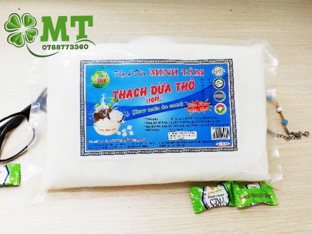 Thạch dừa thô Minh Tâm 1kg kèm hương