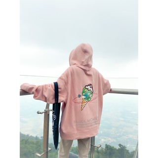 Áo Hoodie Kem Black Monkey - Space Dreams/Cream màu hồng đất