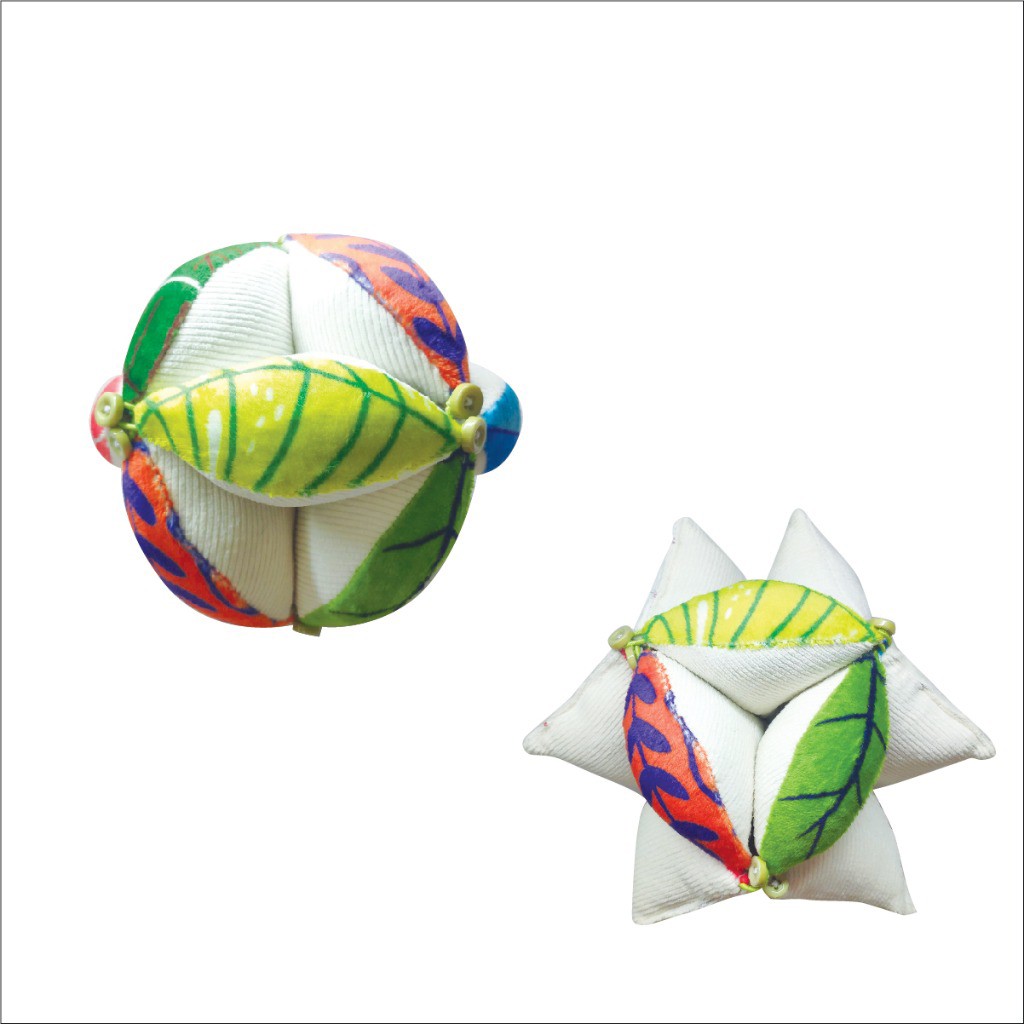 Bóng múi PiPoVietnam luyện chân cho bé Montessori Leaves