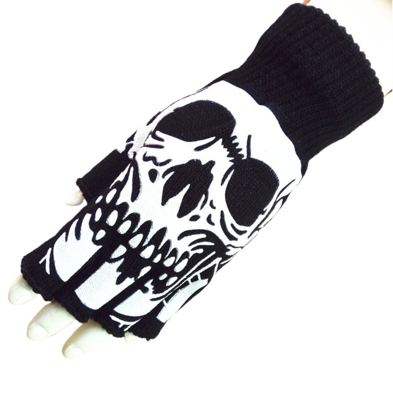 Găng Tay Hình Bộ Xương Dùng Để Biểu Diễn Nhảy Múa Phong Cách Halloween