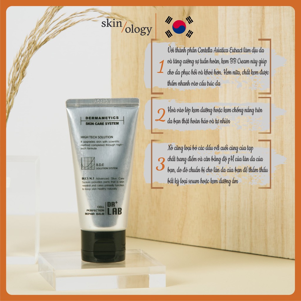 KEM NỀN TRANG ĐIỂM CELL PERFECTION REPAIR PALM CHE KHUYẾT ĐIỂM CAO DR. LAB DƯỢC MỸ PHẨM HÀN QUỐC DA NHẠY CẢM | BigBuy360 - bigbuy360.vn