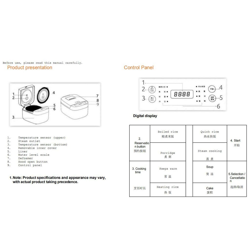 [Mã 154ELSALE2 giảm 7% đơn 300K] [Hỏa Tốc - HCM] Nồi Cơm Điện Xiaomi Thông Minh 3L RICE COOKER - Ngoc Vien Store