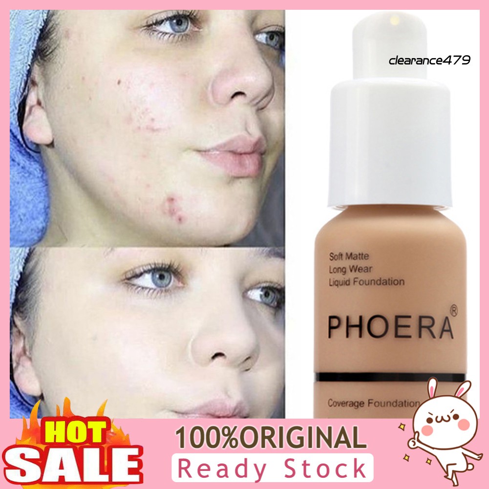 (Hàng Mới Về) Kem Nền Dạng Lỏng Che Khuyết Điểm Kiểm Soát Dầu Dưỡng Ẩm Cho Nữ