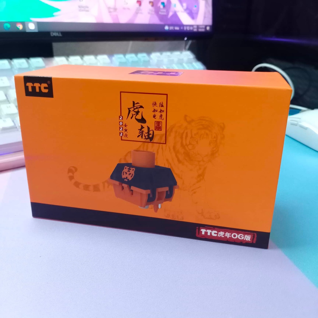 Công tắc bàn phím cơ TTC OG Tiger | Lẻ 1 Switch bàn phím cơ phiên bản giới hạn