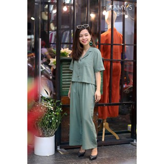 Bộ linen cổ vest Tamy's House