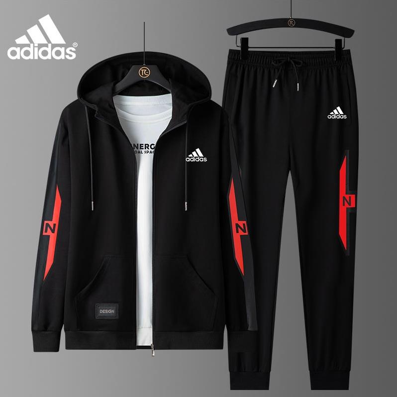 xả tết ADIDAS Set đồ thể thao áo hoodie phối quần dài thời trang cho nam size L-8XL