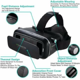 3D Glasses Virtual Reality Headset VR Box Goggles for Android iPhone Samsung