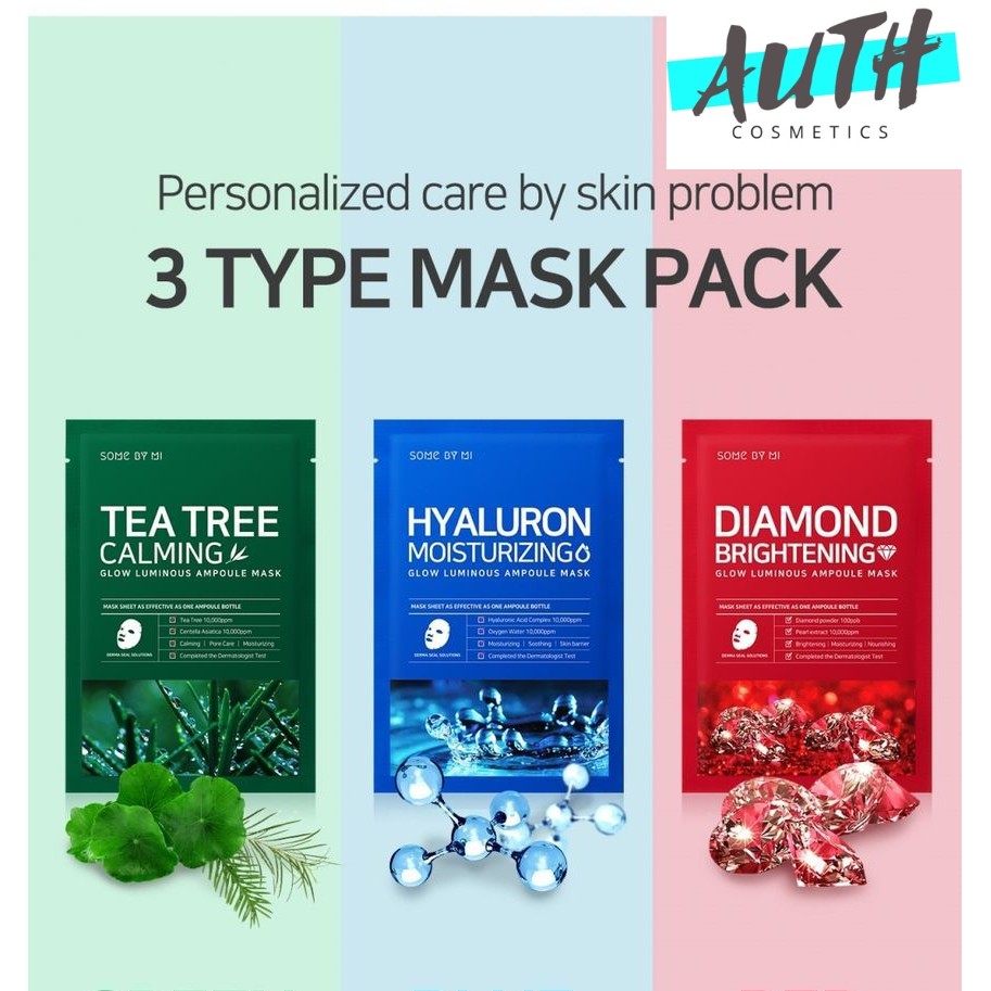 Mặt nạ dưỡng da Some By Mi Glow Luminous Ampoule Mask Auth Hàn Quốc