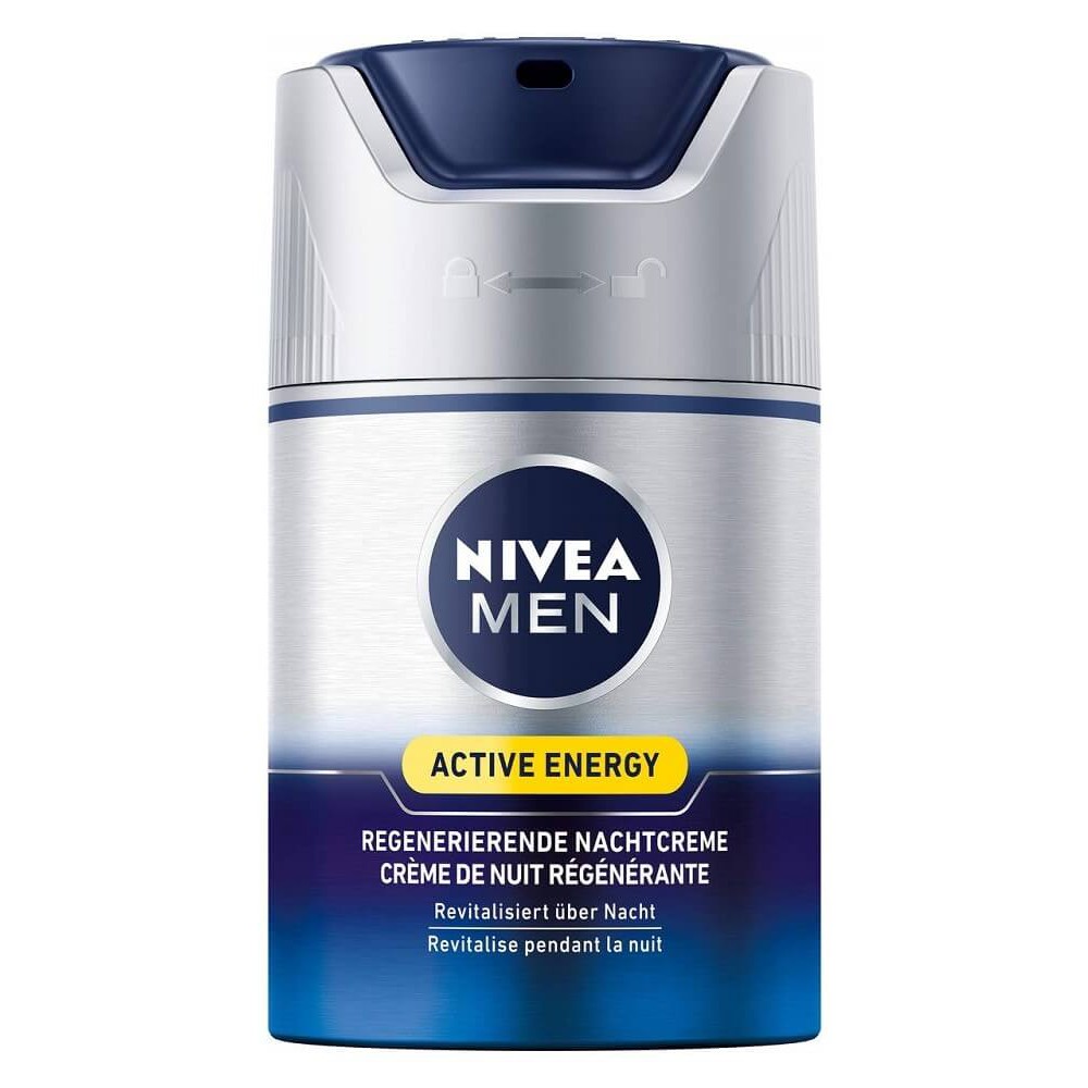 Kem dưỡng chống lão hóa ban đêm cho nam  NIVEA MEN ACTIVE ENERGY REGENERIERENDE , 50 ml - Đức