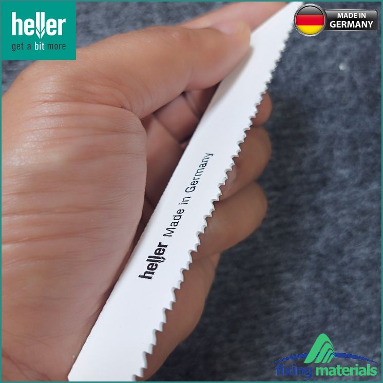 S3456XF-Lưỡi cưa kiếm HELLER Bi-Metal  27636 8, Răng đôi, dài 130mm (Cắt cành cây, gỗ mềm, tấm cách âm..)