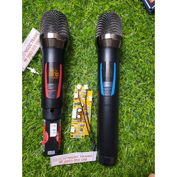 Trọn Bộ Mạch Loa Kéo 15×35Cm  Bass 20 -25-30- 40 Coil 38 kèm 2 tay mic Cực Chất
