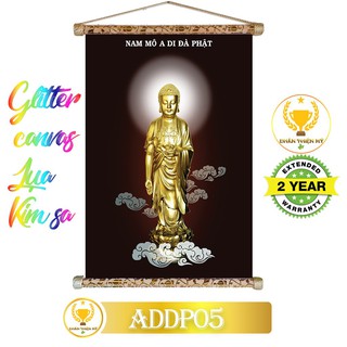 Tranh lụa kim sa nhiều mẫu khung gỗ giá tận xưởng 40x60cm