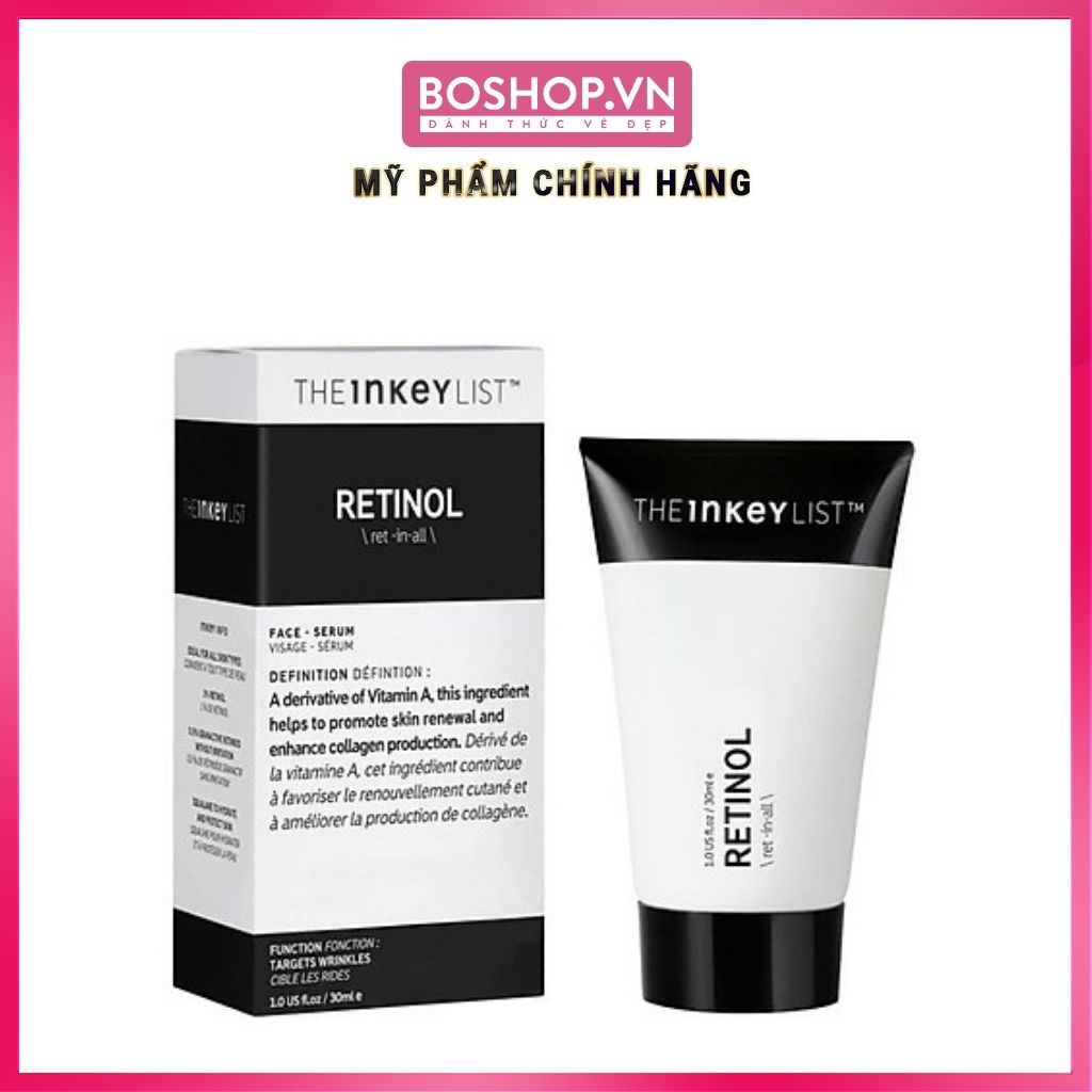 Tinh Chất Chống Lão Hóa The INKEY List Retinol Serum 30ml