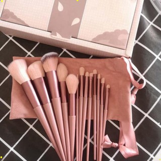 [ bộ 13 cây ] Cọ trang điểm Fix Hồng 13 Cây,bộ Cọ makeup Trang Điểm cá nhân kèm túi đựng klk