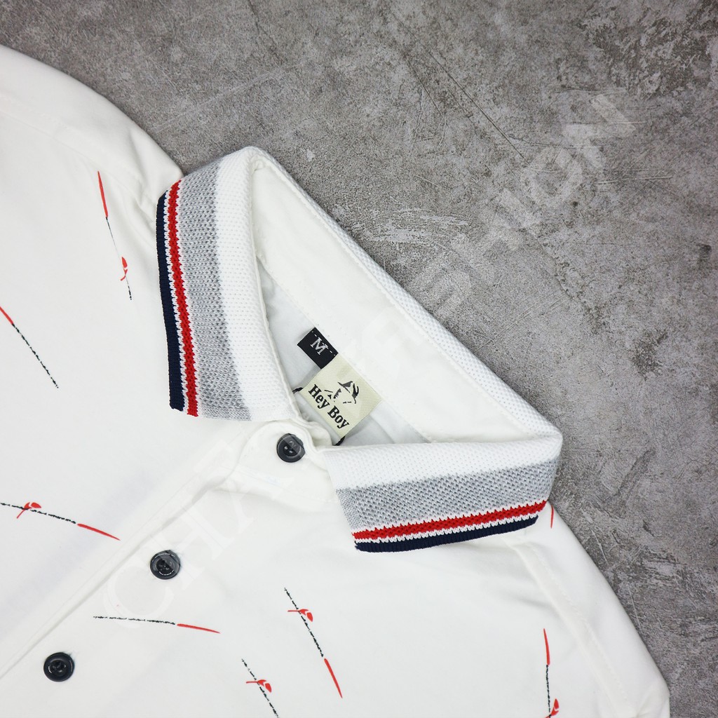 Áo Thun Nam Có Cổ 💕𝘍𝘳𝘦𝘦𝘴𝘩𝘪𝘱💕 Áo Polo Nam Tay Ngắn Heyboy Xược Thun Cotton Mềm Mịn 4 Màu 4 Size - Mã PS0008 - STAND | BigBuy360 - bigbuy360.vn