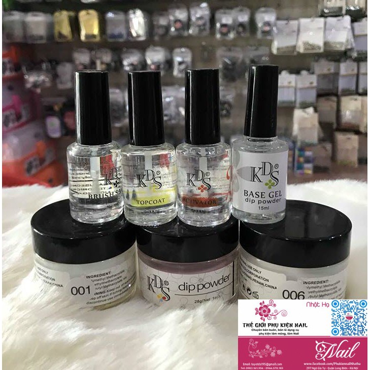 Bộ Bột Nhúng KDS ( 3 hũ bột + 4 chai dung dịch)