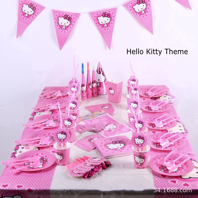 Bộ Dụng Cụ Ăn Uống Hình Hello Kitty