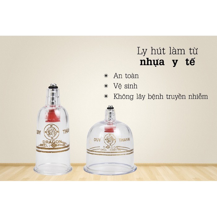 Bộ giác hơi không dùng lửa Duy Thành 17 ống