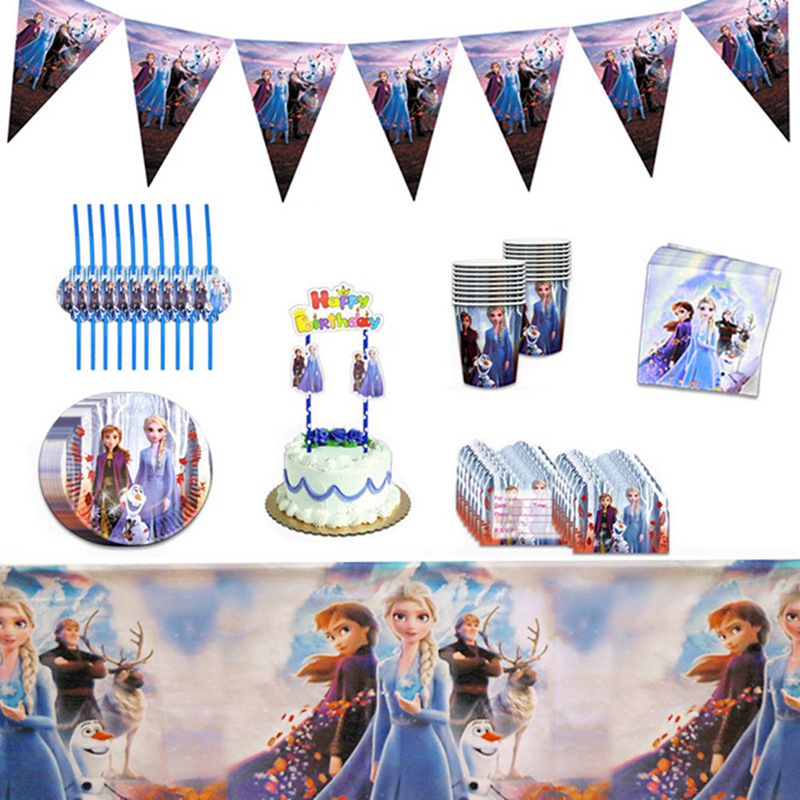 Phụ kiện trang trí tiệc sinh nhật hình Frozen mới đáng yêu | BigBuy360 - bigbuy360.vn