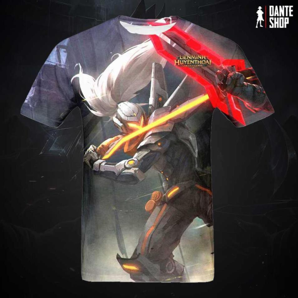 Áo Liên Minh Huyền Thoại - In 3D - Siêu Phẩm Yasuo, Zed, Master Yi, Jhin - Chuyên áo lmht, Liên Quân new  ྇