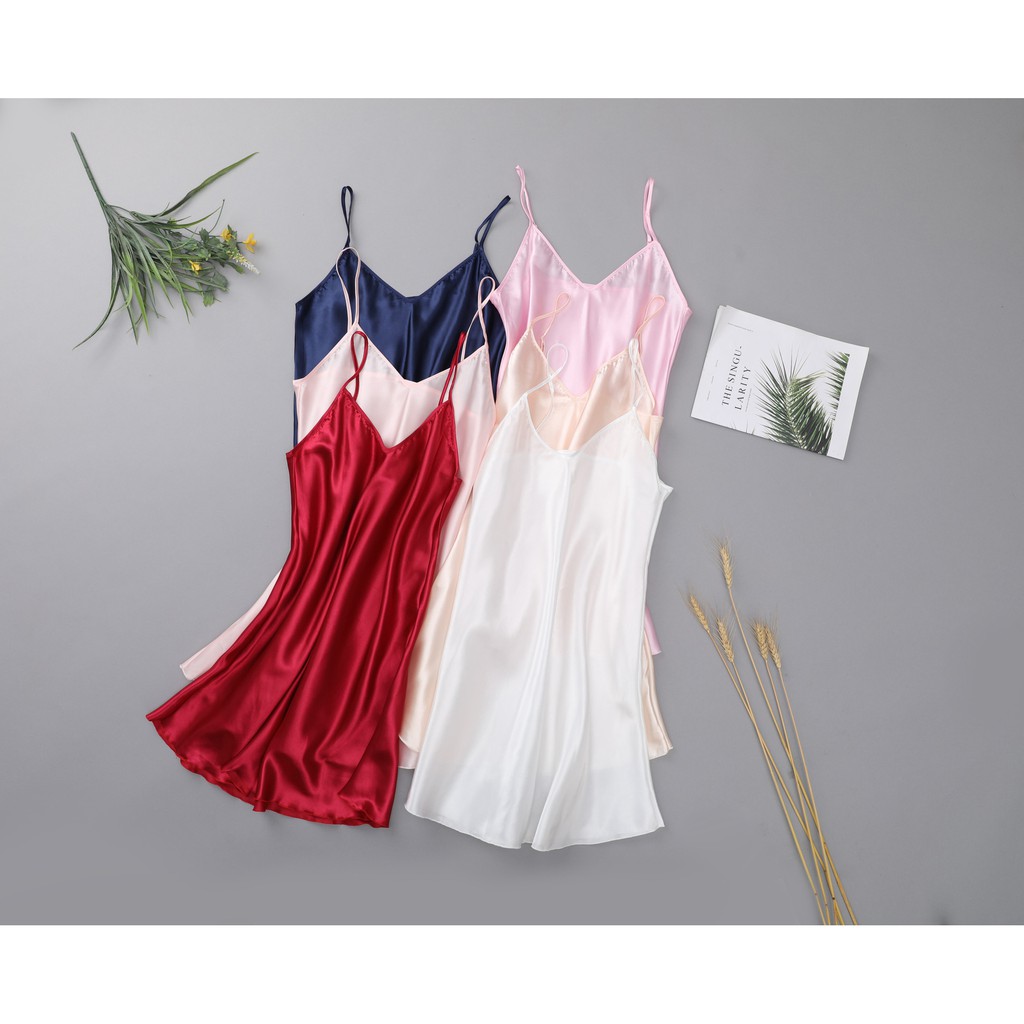 [Bigsize XL-XXL] Váy Ngủ Hai Dây P011