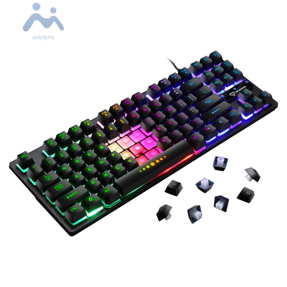 Bàn Phím Chơi Game Adolphs Gk-10 Rgb 87 Phím