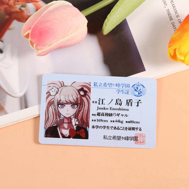 Thẻ ID Hình Nhân Vật Anime Danganronpa Cổ Điển