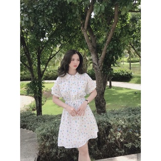 Đầm hoa rút dây