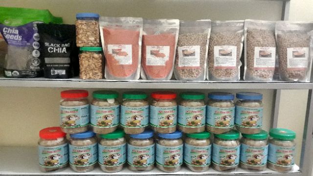 Compo 6kg yến mạch , ca cao, nhân bí , đậu lăng,đậu gà , hạt kê