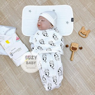Ủ kén sơ sinh cotton sonozy cho bé
