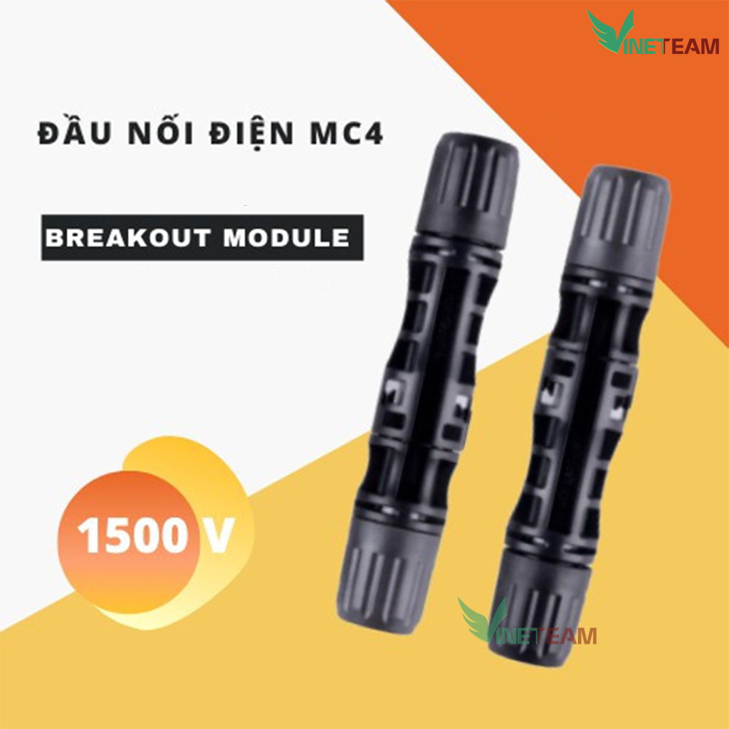 Jack kết nối MC4 1500V cút nối chuyên dụng cho cáp pin năng lượng mặt trời -dc4377